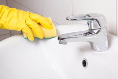 End of tenancy cleaning preparation in a Chelsea property