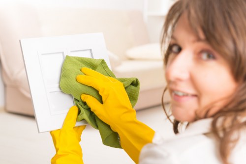 A clean and organized interior maintained by Chelsea cleaners services