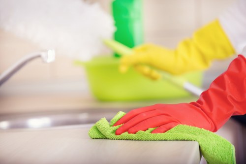 Chelsea floor cleaning team restoring a hard surface finish